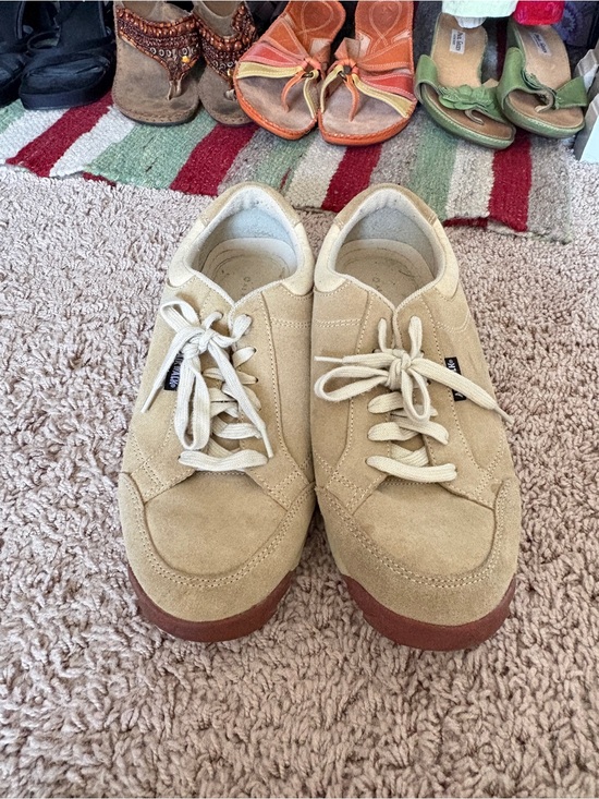 Airwalk Shoes - Beige Suede Casual Sneakers